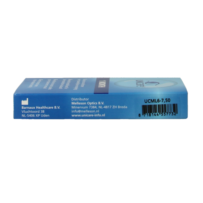 Lentes mensuales Unicare -7.50 6 unidades