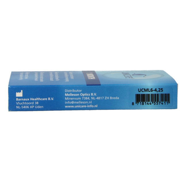 Lentes mensuales Unicare -4.25 6 unidades