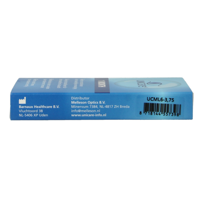 Unicare Monthly Lenses -3.75 6 Pack