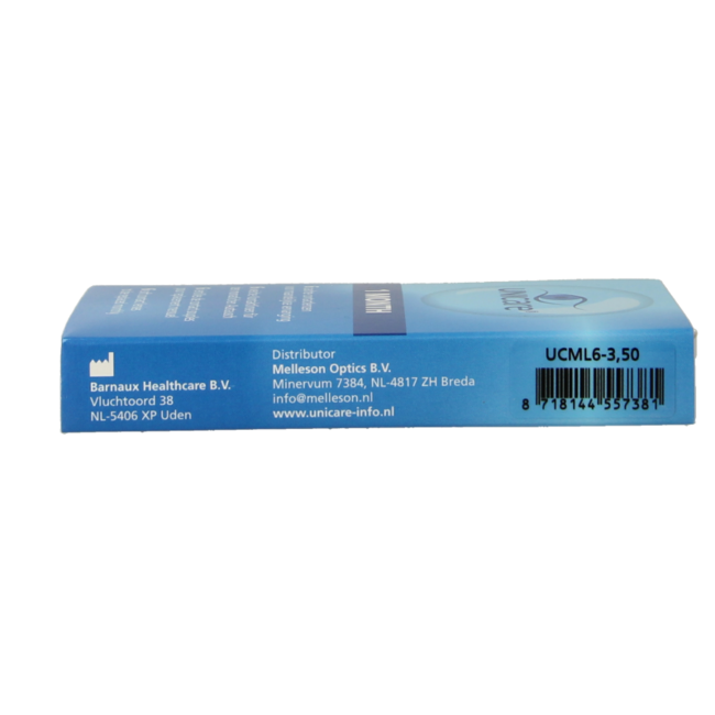 Lentes mensuales Unicare -3.50 6 unidades