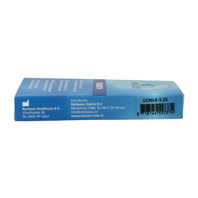 Unicare Monthly Contact Lenses -3.25 (6 Pack)