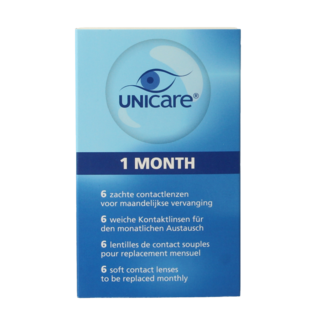 Unicare Unicare Monthly Lenses -2.50 6 Pieces