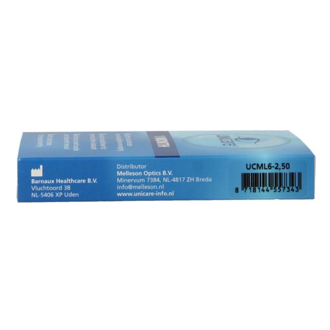 Lentes mensuales Unicare -2.50 6 unidades