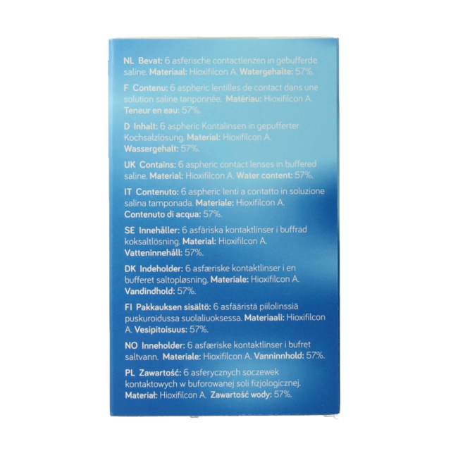 Unicare Monthly Lenses -2.25, 6 Units