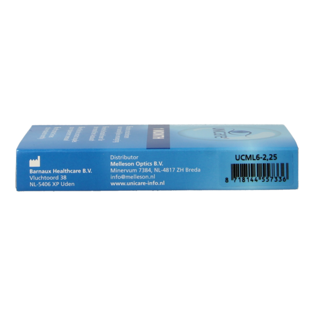 Unicare Lentes Mensuales -2.25 6 Unidades