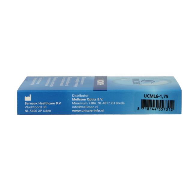 Lentes mensuales Unicare -1.75 6 unidades