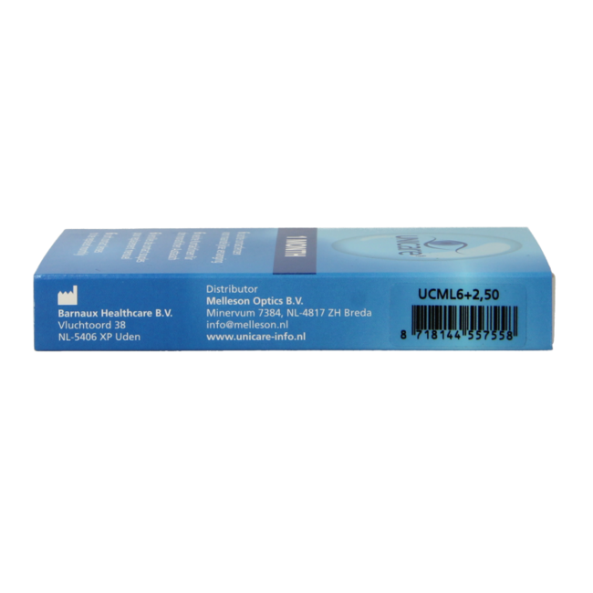 Lentes mensuales Unicare +2.50 6 unidades