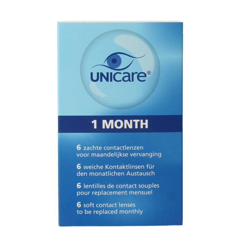 Unicare Maandlenzen +2.25 6 Stuks