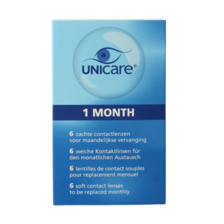 Unicare Lentilles mensuelles Unicare +2 6 pièces