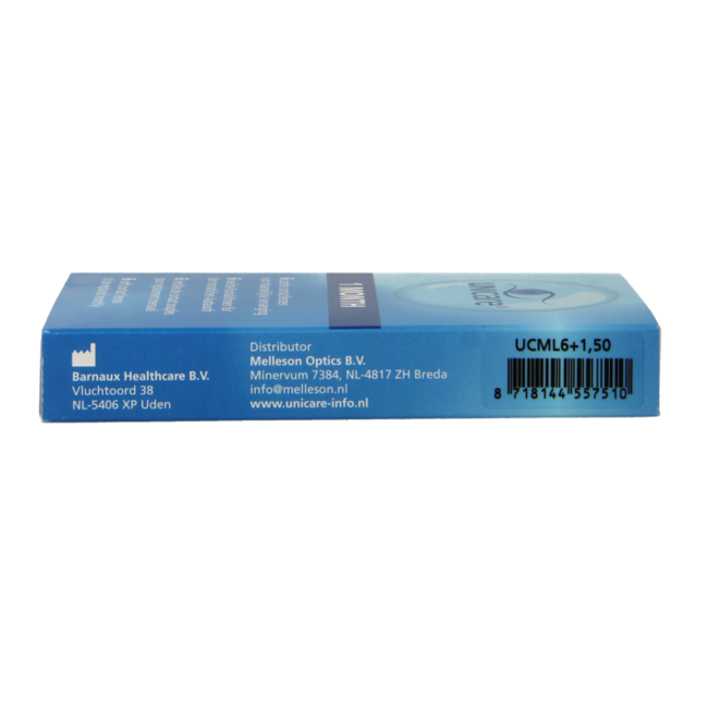 Lentes mensuales Unicare +1.50 6 unidades