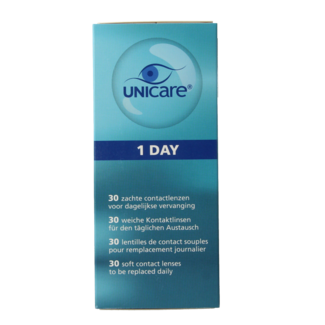 Unicare Unicare Daily Lenses +2.50 30 Pieces