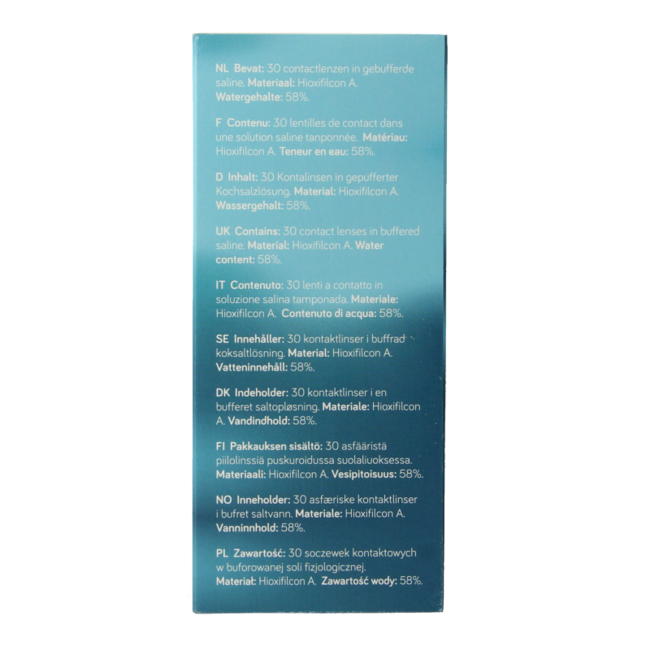 Unicare Daglenzen +2.50 30 Stuks