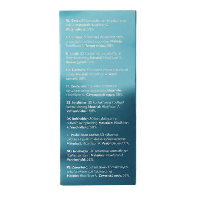 Lentillas diarias Unicare +2.25 30 unidades