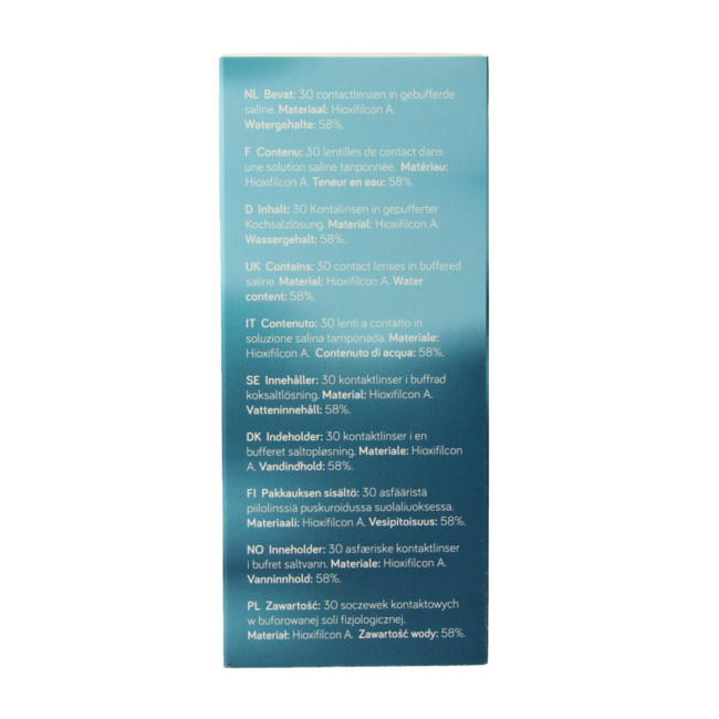 Unicare Lentes de contacto diarias +1.50 30 unidades
