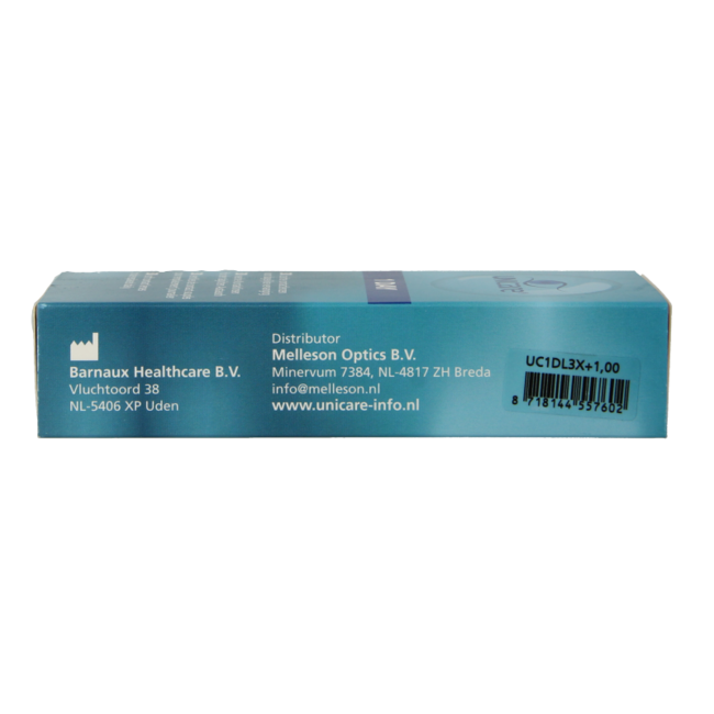 Lentes de contacto diarias Unicare +1.00 30 unidades