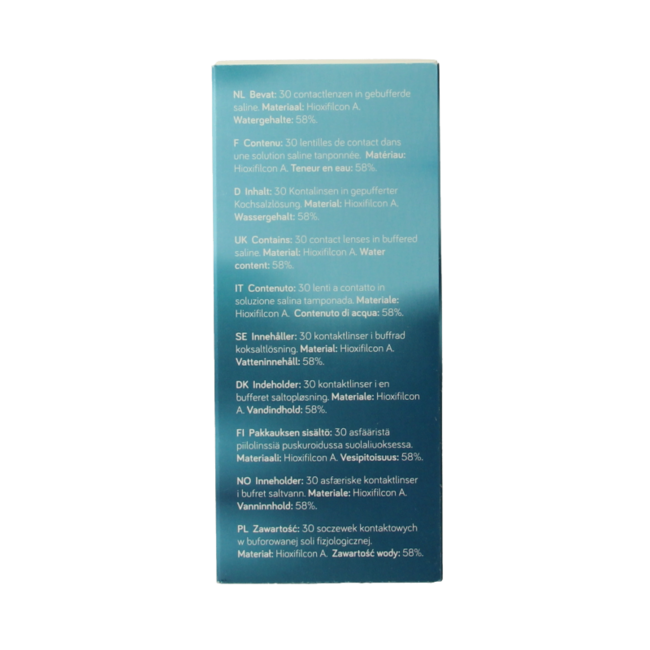 Lentes de contacto diarias Unicare -8.00 30 unidades