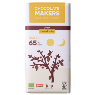 Chocolatemakers Chocolatemakers Brasil avellana 65% puro demeter bio 80 gramos