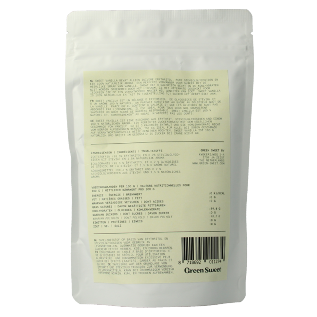 Green Sweet Sweet wanilia 225 Gram