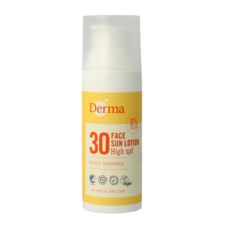 Derma Sonnen-Gesichtslotion LSF30 50 Milliliter