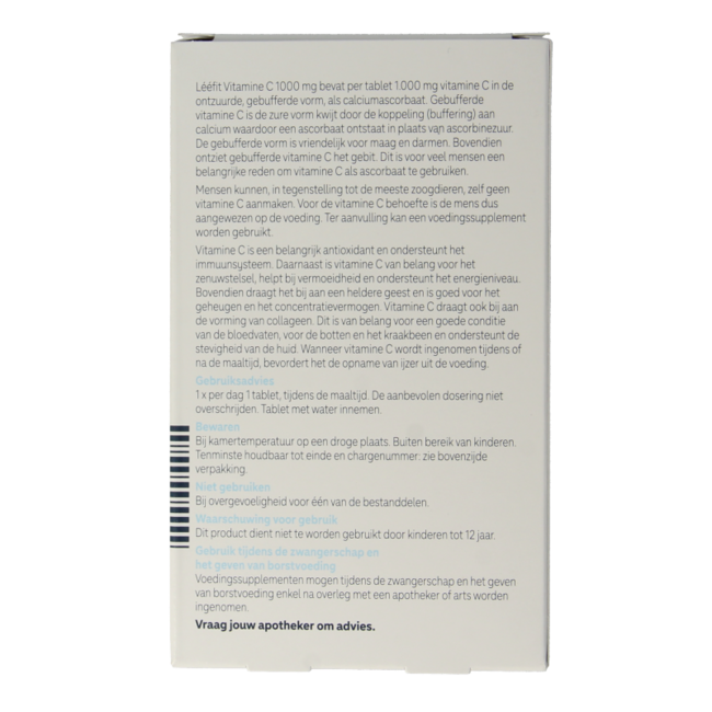 Leefit Vitamine C 1000 tamponnée 60 comprimés