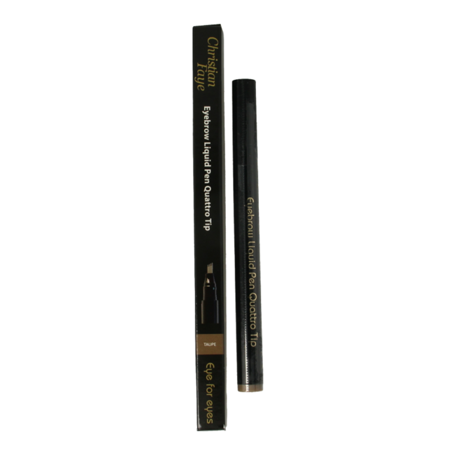 Christian Faye Augenbrauen-Flüssigstift Quattro Tip Taupe 1,3 Gramm