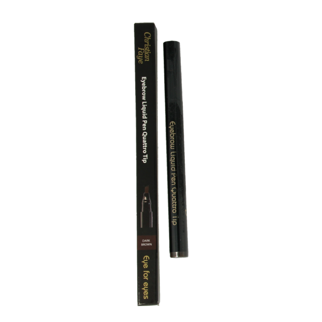 Christian Faye Augenbrauen-Flüssigstift Quattro Tip Dunkelbraun 1,3 Gramm