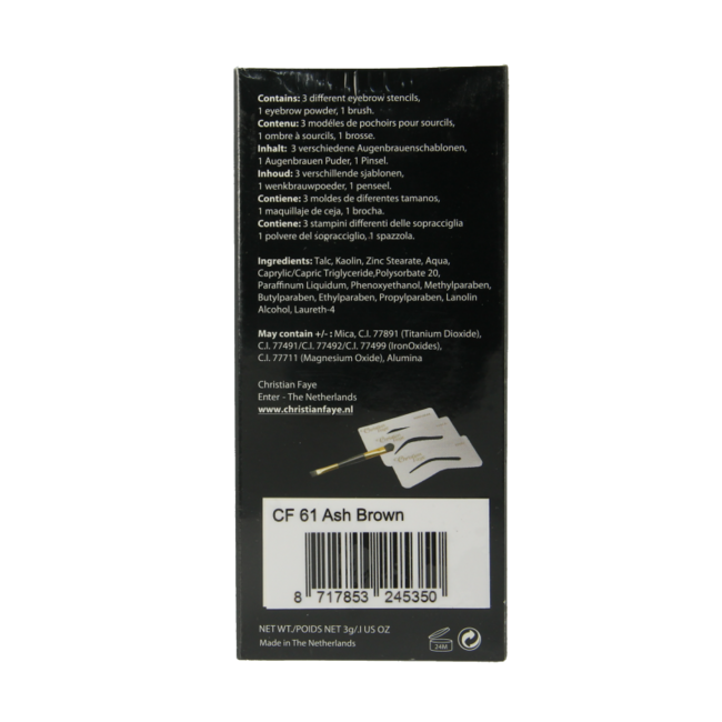 Christian Faye Augenbrauenpuder Ash Brown 3 Gramm