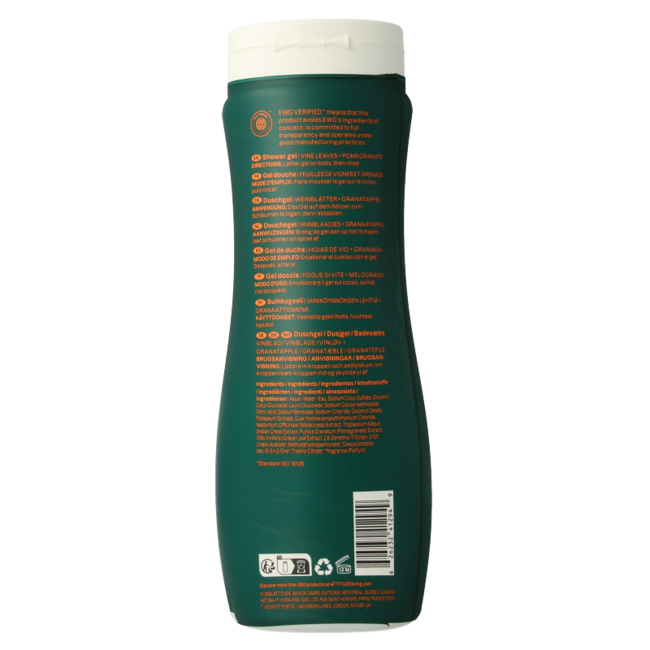 Attitude Super leaves Duschgel glänzend 473 Milliliter