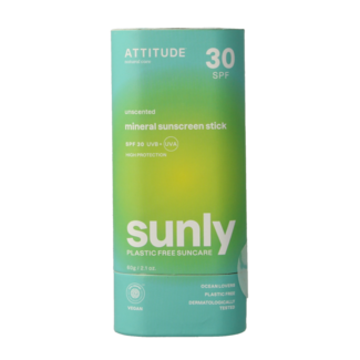 Attitude Attitude Sunly Sonnencreme-Stick SPF30 parfümfrei 60 Gramm