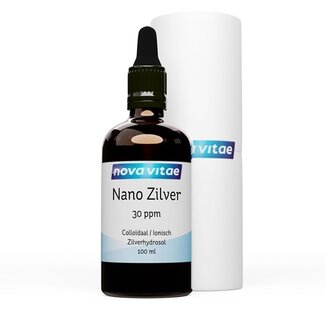 Nova Vitae Nova Vitae Nano zilver colloidaal 30ppm 100 Milliliter