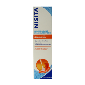Nisita Nasal rinse mild hypertonic jet spray 125 ml