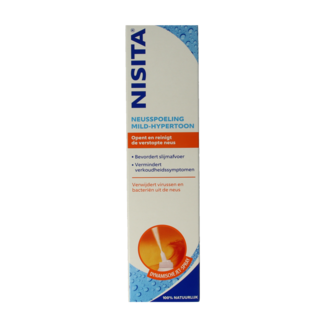 Nisita Spray de lavado nasal hipertónico suave 125 mililitros