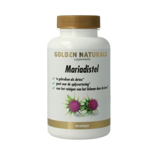 Golden Naturals Cardo mariano 90 Cápsulas vegetarianas