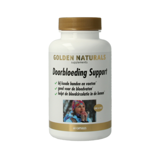 Golden Naturals Golden Naturals Doorbloeding support 60 Vegetarische capsules