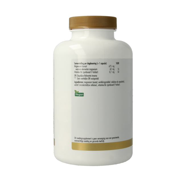 Golden Naturals Taurato de magnesio 180 cápsulas vegetales