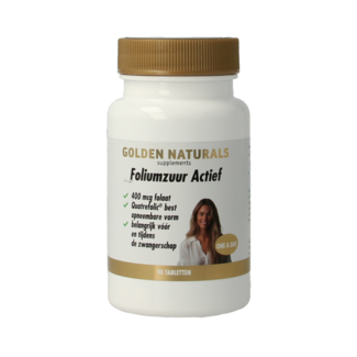 Golden Naturals Golden Naturals Active Folic Acid 90 Vegetarian capsules