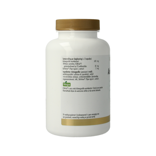 Golden Naturals Ashwagandha KSM-66 120 gélules végétales