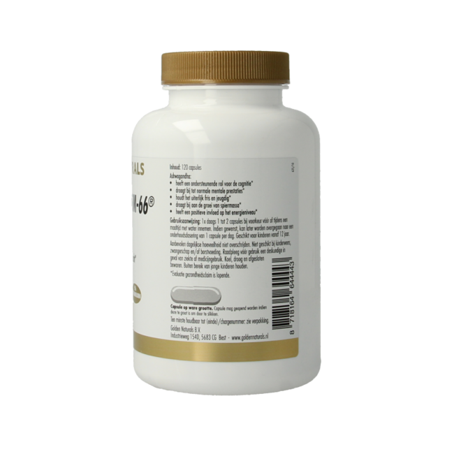 Golden Naturals Ashwagandha KSM-66 120 kapsułek wegetariańskich