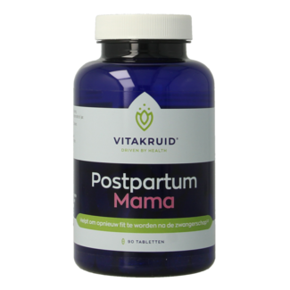 Vitakruid Postpartum Mama avec fenugrec, shatavari et choline 90 comprimés