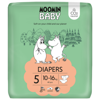 Moomin Babywindeln Größe 5, 40 Stück