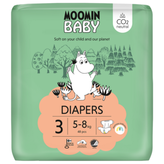 Moomin Couches pour bébé taille 3 48 pièces