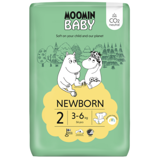 Moomin Baby luiers maat 2 56 Stuks