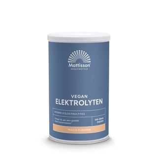 Mattisson Polvo de electrolitos melocotón 300 gramos