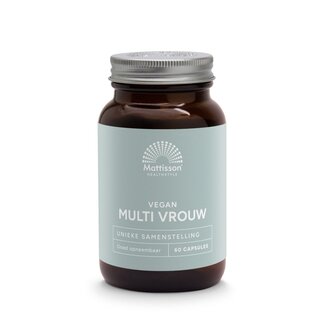 Mattisson Multi femme vegan - bien assimilable 60 gélules