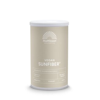 Mattisson Sunfiber fibra de goma guar soluble vegana 125 gramos