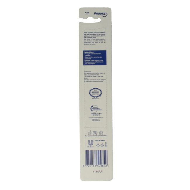 Prodent Brosse à dents junior 6+ ans 1 pièce