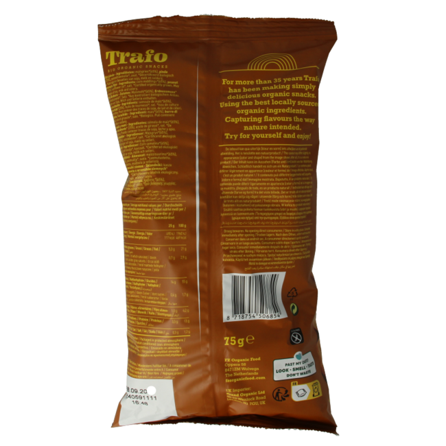 Cacahuètes de maïs bio 75 grammes