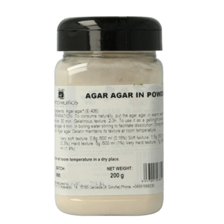 Porto Muinos Porto Muinos Agar agar en polvo bio 200 gramos