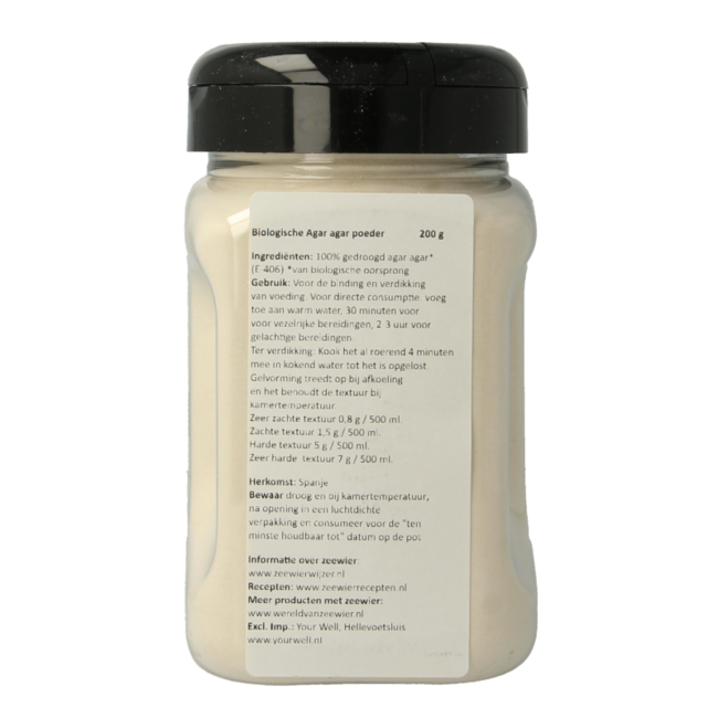 Porto Muinos Agar agar en polvo bio 200 gramos