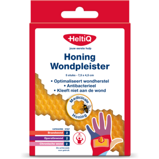 Heltiq Heltiq Honey wound plaster 5 pieces